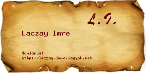 Laczay Imre névjegykártya